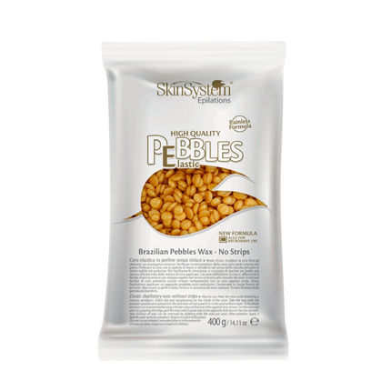 SkinSystem Pebbles Ontharingswax - Gouden Crème 400g